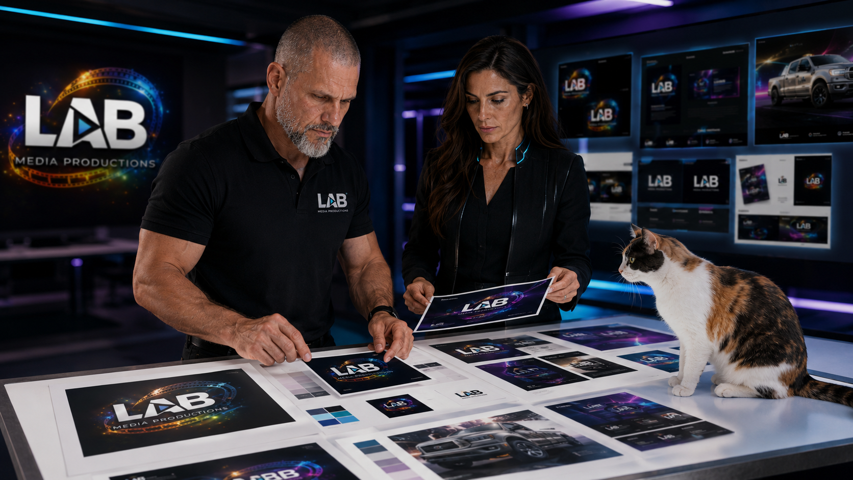 Graphic design and print production